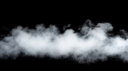 Wall Mural - Stunning Abstract Smoke Clouds Against a Dark Background