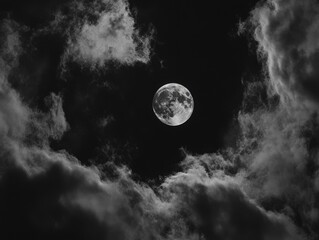 Wall Mural - Full Moon Photo