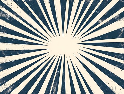 Abstract starburst pattern, sleek comic book style background, blue and white tones, copy space for text,