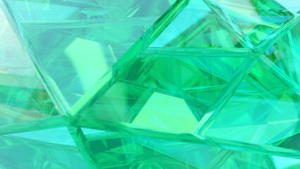 Aufkleber - abstract hexagonal background template in vibrant colors for presentations on science and technology