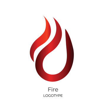 fire logo design template