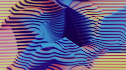 Poster - a close up of a piece of art