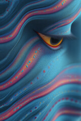 Poster - a close up of a tiger ' s eye