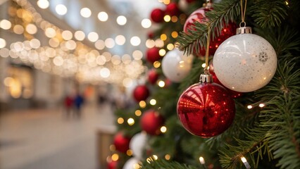 Wall Mural - christmas tree decorations