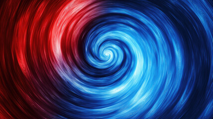 Wall Mural - Red and blue spiral. Circle orbit rotation. abstract background with space for text.