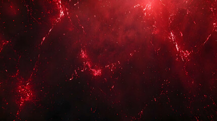 Poster - Abstract red textured background with glowing particles.