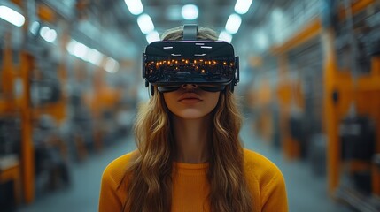 Poster - Retail brand offers immersive VR tours inside a modern retail space during the day