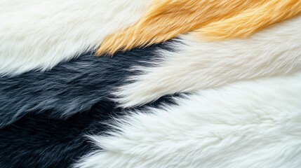 a collection of fur swatches emphasizing their intricate patterns, realistic textures, and premium q