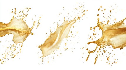 Poster - Dynamic liquid splash action studio setting photography isolated background close-up view creative concept for visual impact