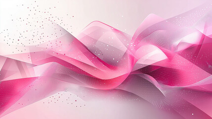 Wall Mural - Abstract light pink and white geometric background vector presentation design template for business technology concept, banner, or poster with copy space area.