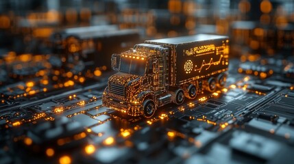 Poster - automating supply chain management with advanced technology and smart logistics solutions