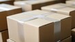 © amorn_m - Stack of Cardboard Boxes Secured with Tape