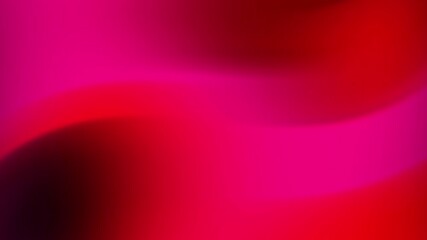Wall Mural - Abstract red and pink gradient background with smooth wave pattern.