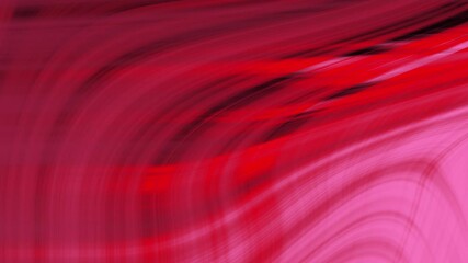 Wall Mural - Abstract red and pink curved lines background.