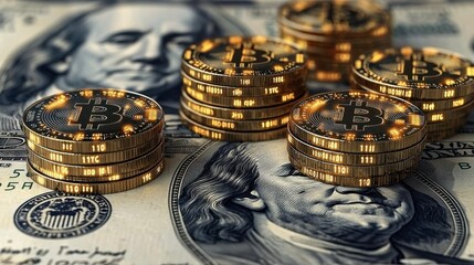 Poster - Securing financial futures blockchain ecosystems and cryptocurrency investments global markets digital finance economic growth