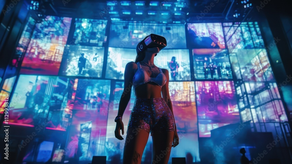 Modern countdown event with fully immersive VR, synchronized visuals ...