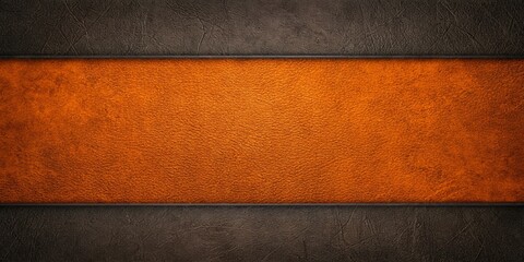 Abstract textured background featuring a vibrant orange horizontal stripe sandwiched between two dark gray textured panels.