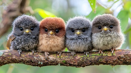 Aufkleber - A wildlife rescue center supported by volunteers rehabilitating endangered species Stock Photo with side copy space