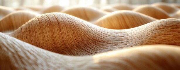 Fototapete - Light Wood Texture Minimalist Scandinavian Design Natural Lighting Grain Patterns