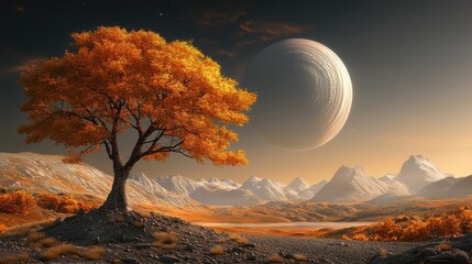 Poster - Exploration of an alien landscape through a tear in the fabric of reality otherworldly environment high fidelity visuals surreal viewpoint cosmic concept