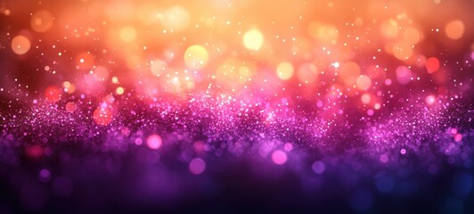 Aufkleber - abstract gradient background with soft bokeh and warm tones for tranquil digital art and design
