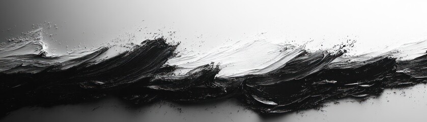 Fototapete - Grayscale Abstract Wood Texture with Modern Parquet Detail