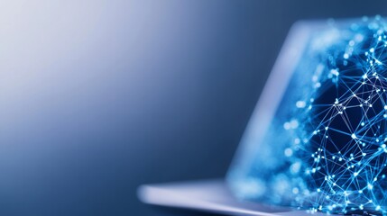 Aufkleber - Celebrating International Shareware Day A Futuristic Digital Landscape of Global Tech Connectivity for Innovation and Holiday Celebrations Like New Year and Christmas