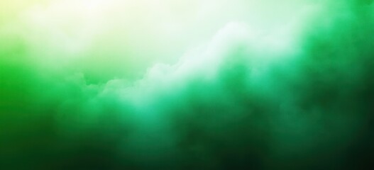 Poster - Abstract Green and White Gradient Background with Soft Texture and Light Effect for Banners Posters and Digital Designs