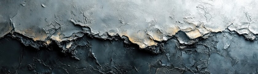 Fototapete - Gray Abstract Texture Canvas Soft Lighting Minimalist Art Modern Expressionism Pattern Lines