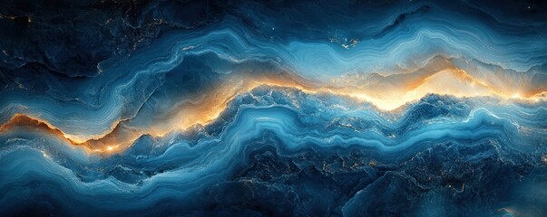 Poster - digital marble texture design baroque art fluid patterns natural lighting minimalist composition