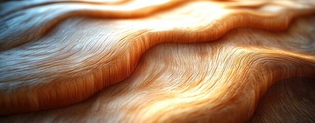 Fototapete - Light Wood Texture Minimalist Design Natural Grain Patterns Scandinavian Style