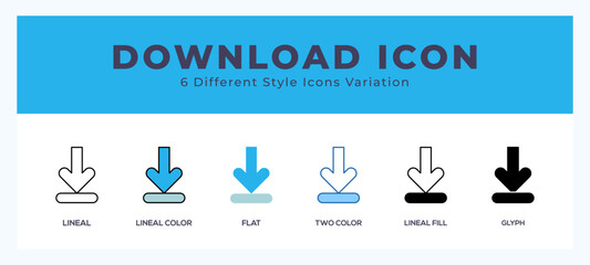 Aufkleber - Download pack of icons. vector illustration.