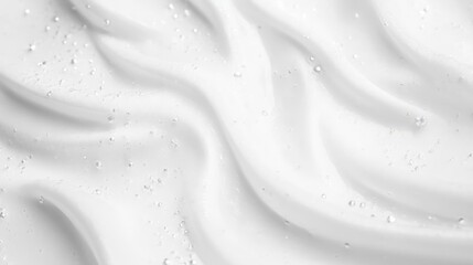 Poster - Textured winter snow background with subtle waves and glistening droplets for a serene and peaceful atmosphere in design projects.