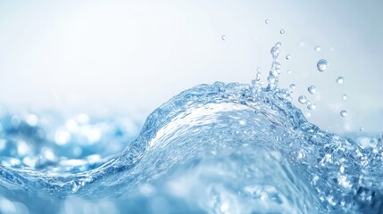 Poster - Rippling water surface background with splashes and waves reflecting light in a swimming pool setting