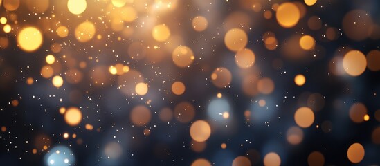 Poster - Bokeh lights creating a festive atmosphere for Christmas and New Year celebrations with a dreamlike blurred background and shimmering colors