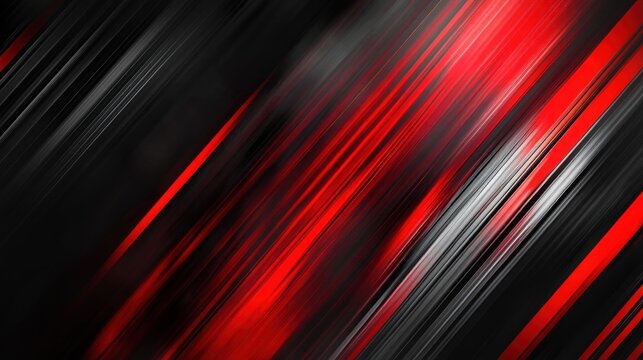 Abstract Red and Black Diagonal Lines Motion Blur Background