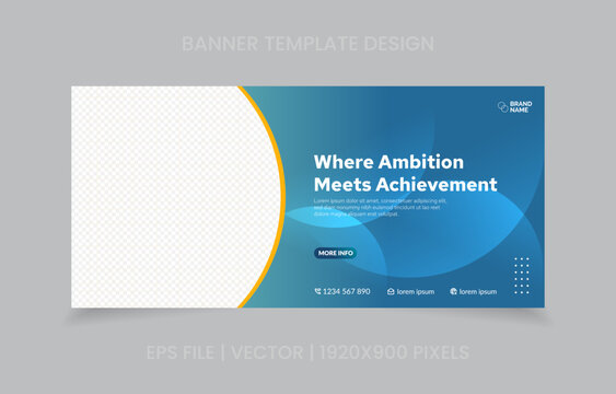 template business banner for website social media and more purpose promotion