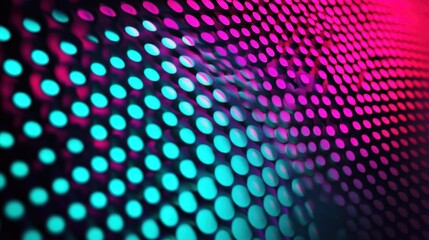 Aufkleber - Abstract pattern with vibrant blue and pink dots, creating a dynamic visual effect.