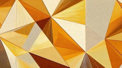 Wall Mural - Abstract brown background, geometric shapes, stripes, triangles, gradients, noise particles, premium design.