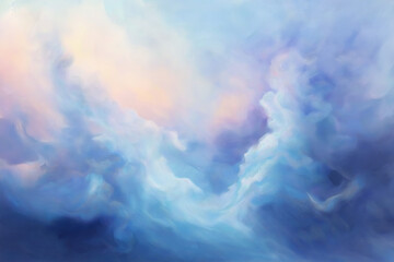 Wall Mural - ethereal painting background