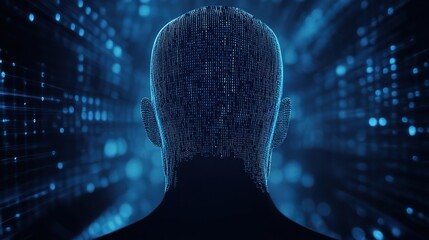 Poster - Futuristic Concept of Cyber Security and Personal Identity Protection