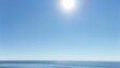 © Wirestock - Serene ocean view under a bright sun.