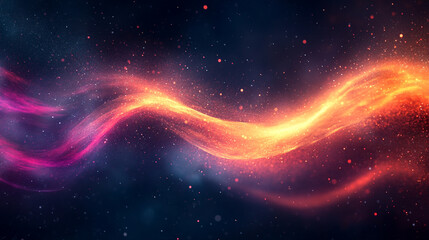 Poster - Ai generate abstract light flare and colorful streaks digital art cosmic environment vibrant viewpoint for visual impact
