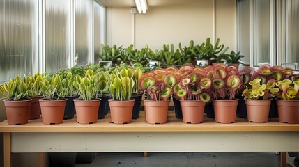 Poster - A classroom full of carnivorous plants.