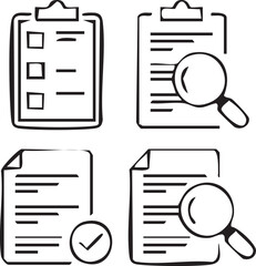 Poster - Paper Document vector|Report vector|Notepad vector|note vector|These vector|Writing vector design icon symbol