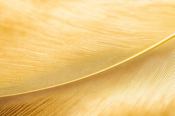 Poster - The shimmering metallic gold tones form elegant curves and lines, creating a captivating visual experience. Light reflects off the surface, enhancing the luxurious appearance and depth