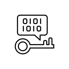 Poster - Cyber attack outline icons, minimalist vector illustration ,simple transparent graphic element .Isolated on white background