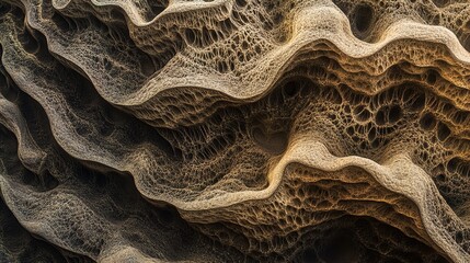 close up view of a net