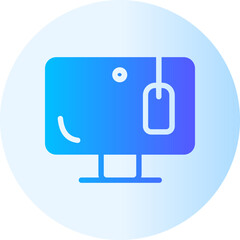 monitor gradient icon