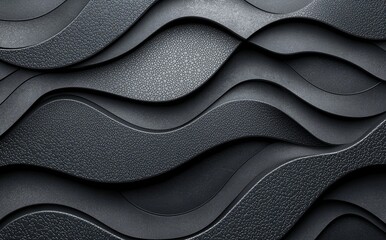 Poster - The abstract design features light gray and white with a gradient surface, incorporating metal texture, soft lines, and a diagonal tech background in black and dark shades, giving it a sleek, clean,